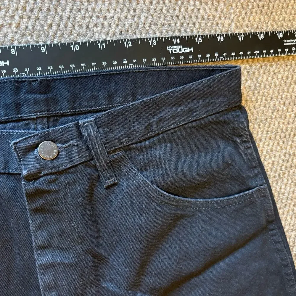 Rustler by Wrangler Men’s Jeans 33x30 Black Regular Fit Straight Leg NWT